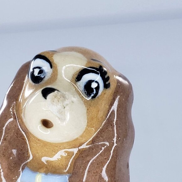 Hagen Renaker DIsney Lady Tramp Miniature Figurine Cocker Spaniel Dog *FLAW - Picture 6 of 7